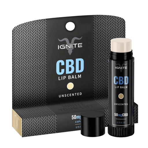 Ignite CBD - CBD Topical - Unscented Lip Balm - 50mg