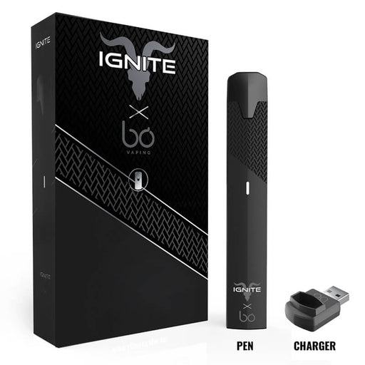 Ignite CBD - CBD Device - Black Soft Touch Rechargeable Vape Pen