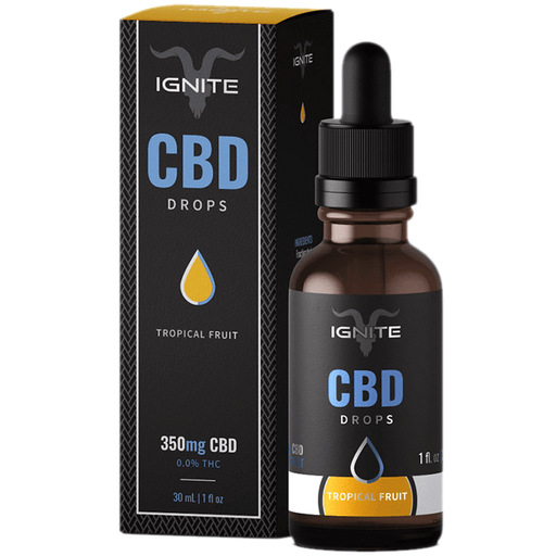 Ignite CBD - CBD Tincture - Tropical Fruit Drops - 350mg-1000mg