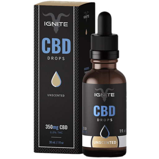 Ignite CBD - CBD Tincture - Unflavored Drops - 350mg-1000mg