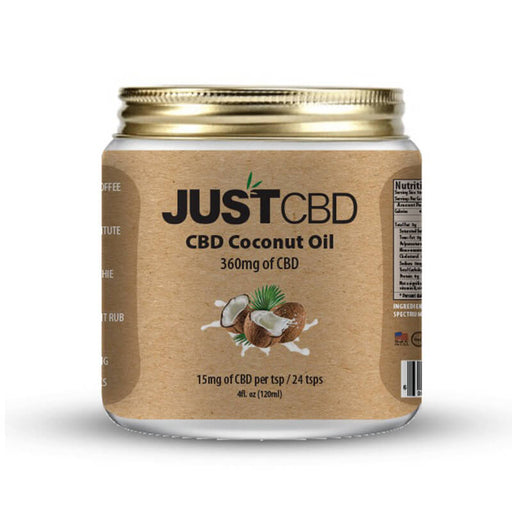 JustCBD - CBD Topical - Coconut Oil - 360mg