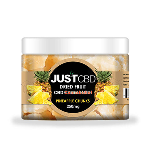 JustCBD - CBD Edible - Dried Pineapple Chunks - 12mg