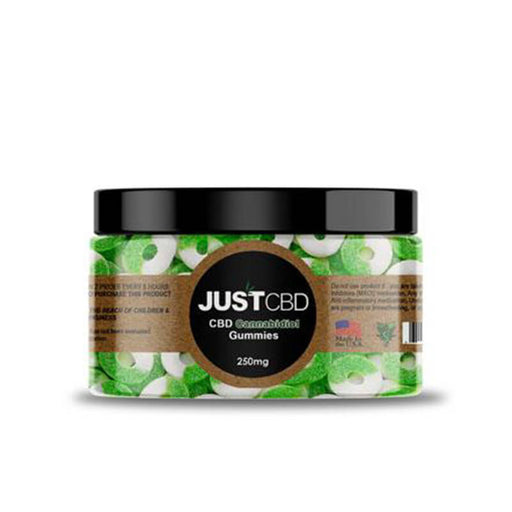 JustCBD - CBD Edible - Apple Rings Gummies - 250mg-1000mg