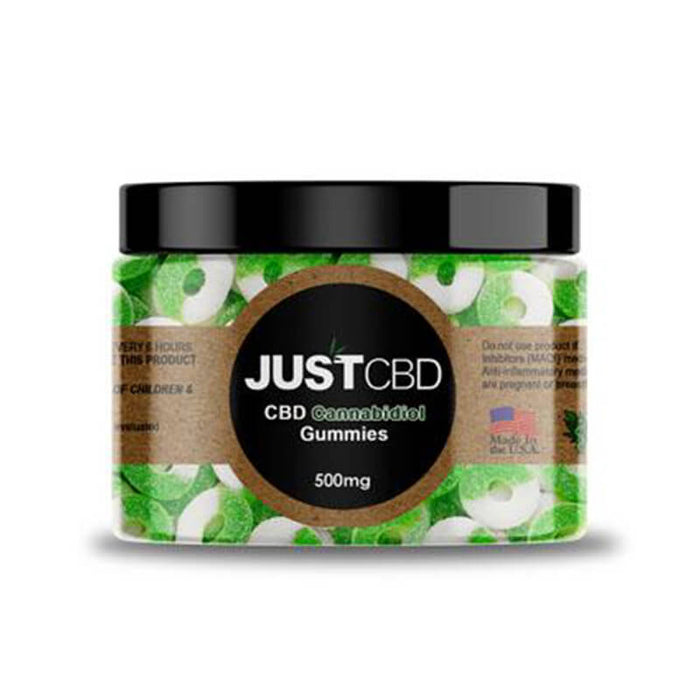 JustCBD - CBD Edible - Apple Rings Gummies - 250mg-1000mg