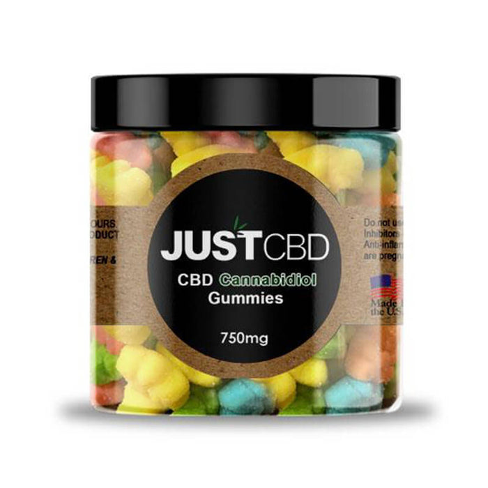 JustCBD - CBD Edible - Sour Bear Gummies - 10mg