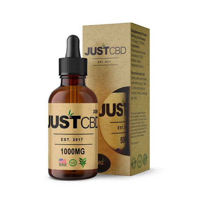 JustCBD - CBD Tincture - Liquid Honey - 50mg-1500mg