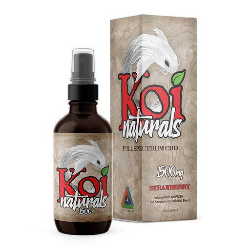 Koi CBD - CBD Tincture Spray - Full Spectrum Strawberry - 1500mg-3000mg