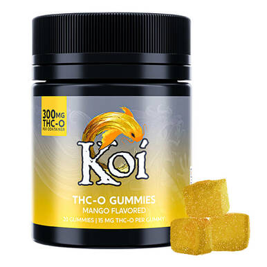 Koi CBD - THC-O Edible - Mango Gummies - 15mg