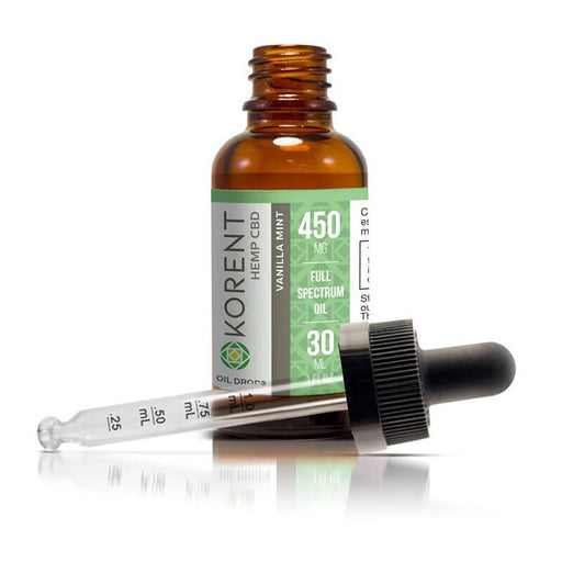 Korent Hemp - CBD Tincture - Vanilla Mint - 150mg-900mg