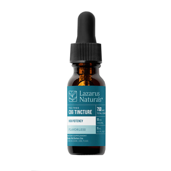 Lazarus Naturals - CBD Tincture - Flavorless High Potency CBG Isolate - 750mg