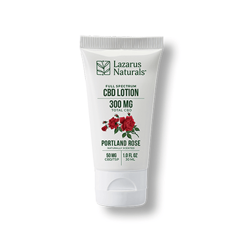 Lazarus Naturals - CBD Topical - Portland Rose Lotion 300mg-2000mg