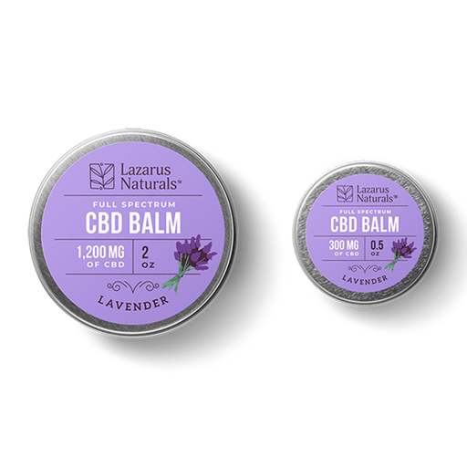 Lazarus Naturals - CBD Topical - Lavender Full Spectrum Balm - 300mg-1200mg