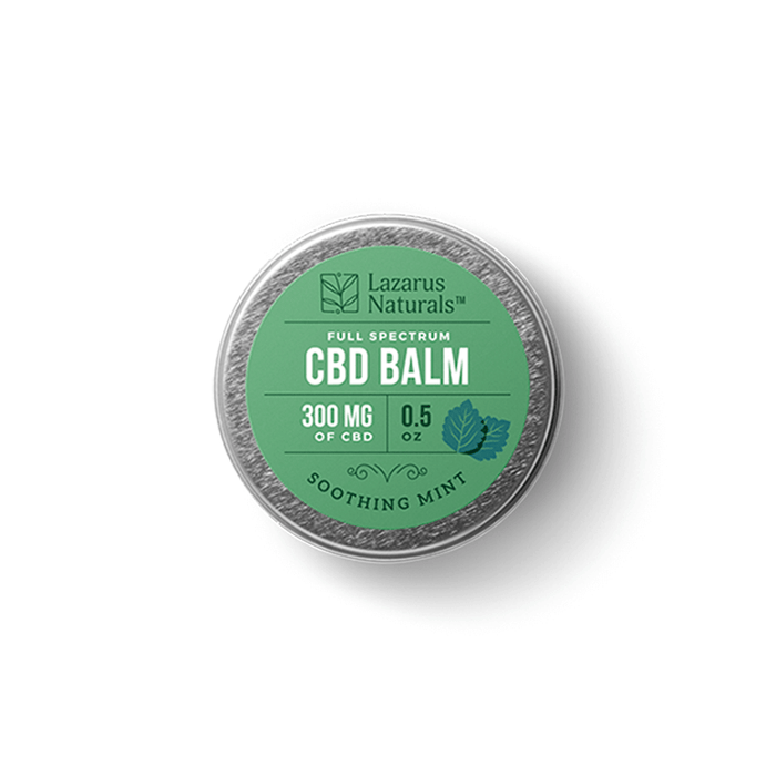 Lazarus Naturals - CBD Topical - Soothing Mint Full Spectrum Balm - 300mg