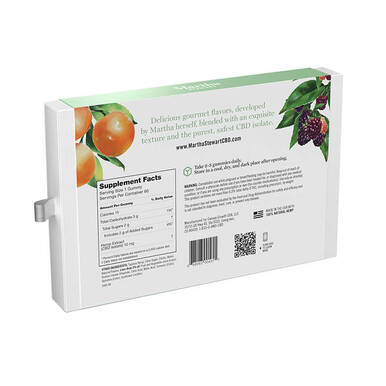 Martha Stewart - CBD Edible - Wellness Gummies Sampler Pack - 600mg - Back