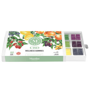 Martha Stewart - CBD Edible - Wellness Gummies Sampler Pack - 600mg - Open Box