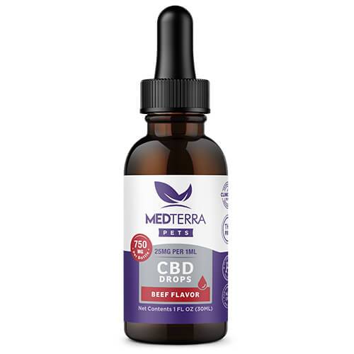 Medterra - CBD Pet Tincture - Beef - 150mg-750mg