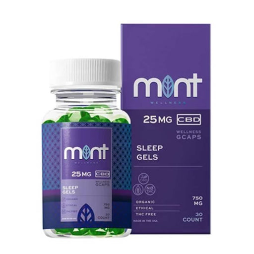Mint Wellness - CBD Capsules - Sleep Gels - 25mg