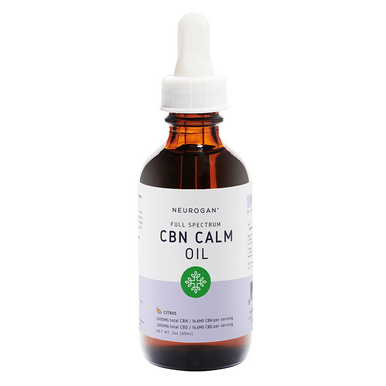 Neurogan, Inc. - CBD Tincture - Full Spectrum 1:1 CBN Calm Oil Citrus - 2000mg