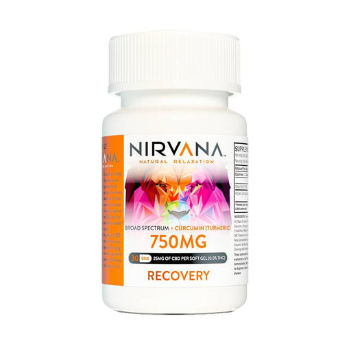 Nirvana - CBD Gel Caps - Recovery - 750mg