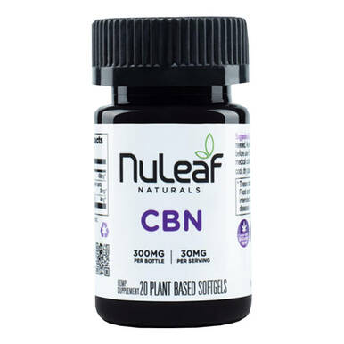 NuLeaf Naturals - CBD Softgels - CBN Caps - 300mg