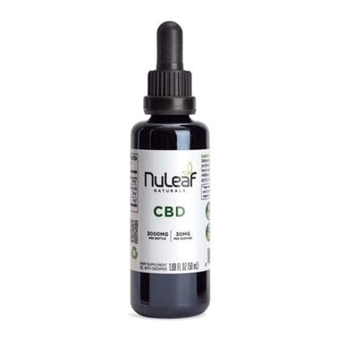 NuLeaf Naturals - CBD Tincture - Full Spectrum Extract - 3000mg