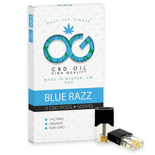OG Labs - CBD Pod - Blue Razz - 500mg (4 Pack)