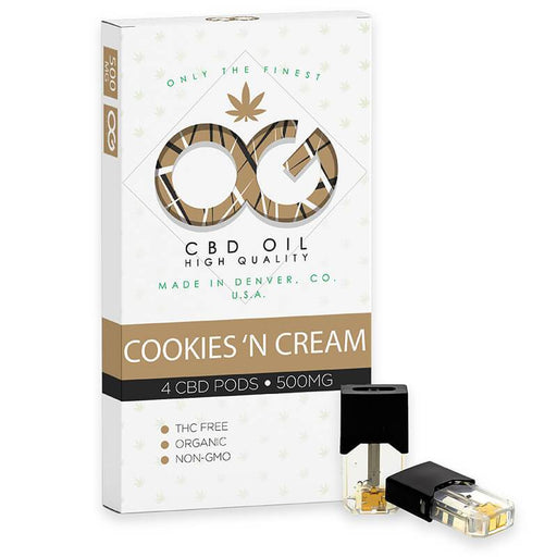 OG Labs - CBD Pod - Cookies N Cream - 500mg (4 Pack)