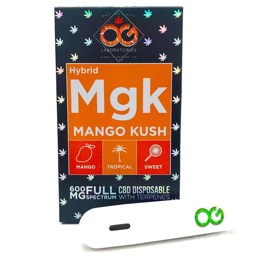 OG Labs - CBD Vape - Full Spectrum Mango Kush Disposable Pen - 600mg