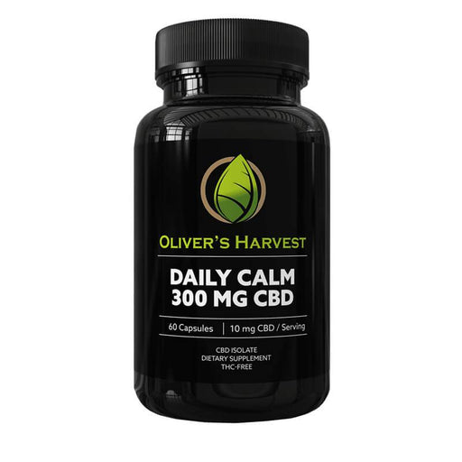 Oliver's Harvest CBD - CBD Capsule - Daily Calm Stress and Anxiety Capsules - 10mg