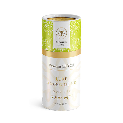 Premium Jane - CBD Tincture - Lemon Lime - 3000mg - Box