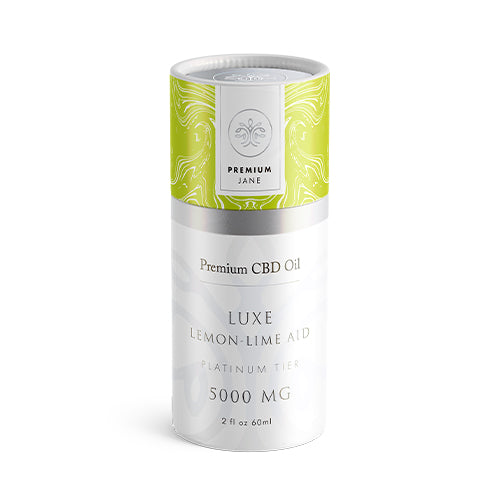 Premium Jane - CBD Tincture - Lemon Lime - 5000mg - Box