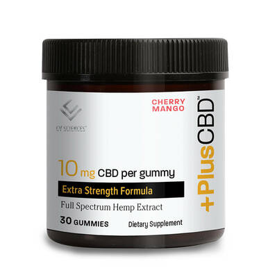 PlusCBD Oil - CBD Edible - Cherry Mango Gummies - 10mg