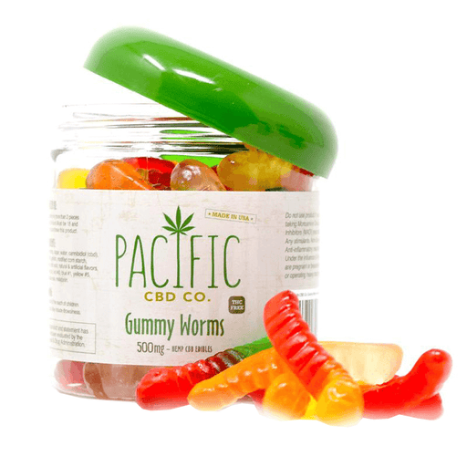 Pacific CBD - CBD Edible - Gummy Worms - 10mg