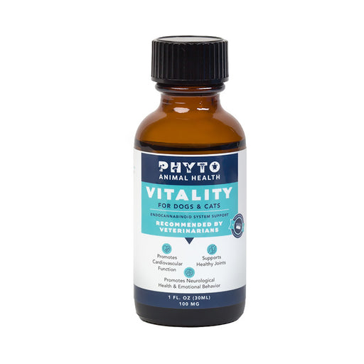 Phyto Animal Health - CBD Pet Tincture - Vitality for Dogs & Cats - 100mg