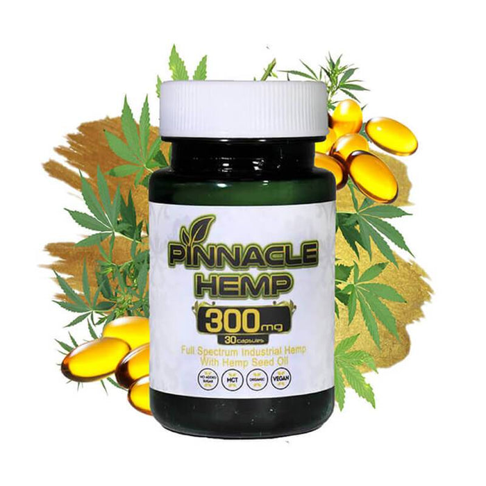 Pinnacle Hemp - CBD Capsule - Full Spectrum - 10mg - 30 Count