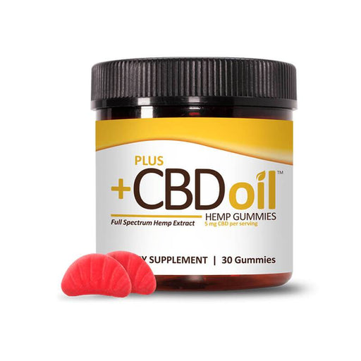 PlusCBD Oil - CBD Edible - Cherry Mango Gummies - 5mg