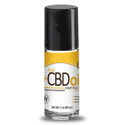PlusCBD Oil - CBD Topical - Gold Roll On Relief - 200mg