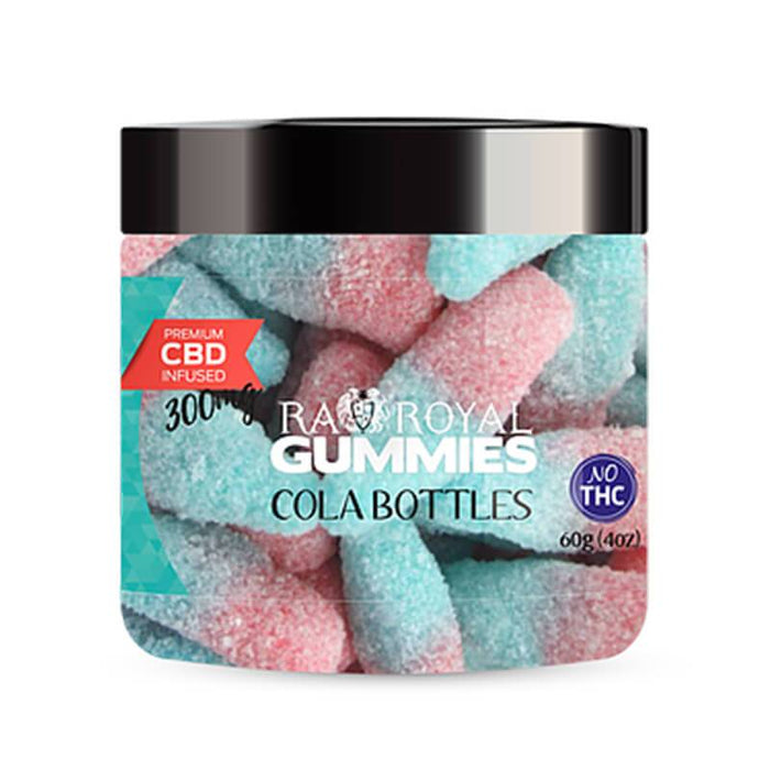 RA Royal CBD - CBD Edible - Cola Bottles Gummies - 300mg-1200mg