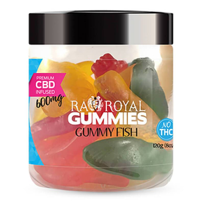 RA Royal CBD - CBD Edible - Gummy Fish Gummies - 300mg-1200mg