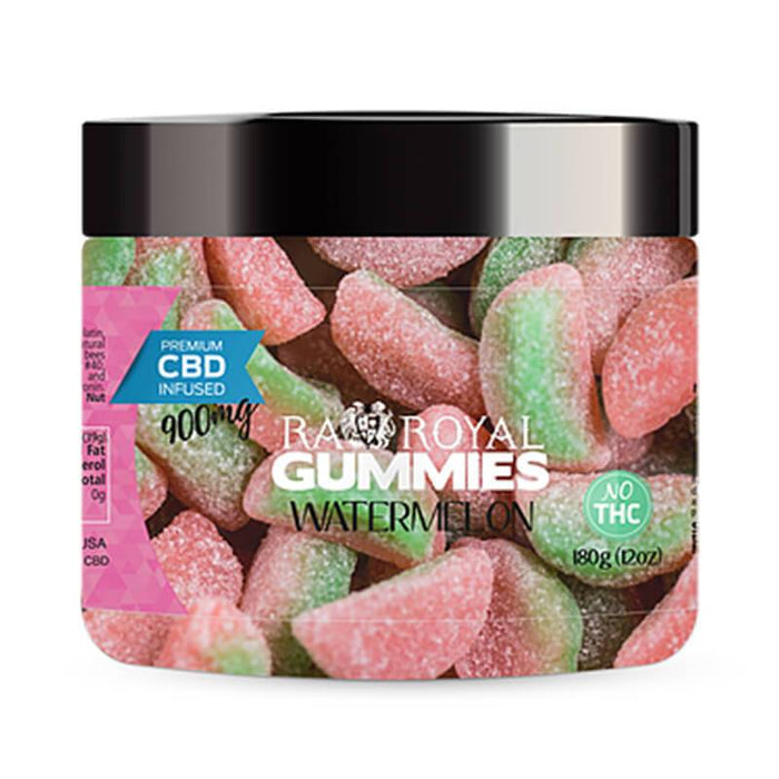 RA Royal CBD - CBD Edible - Watermelon Gummies - 900mg