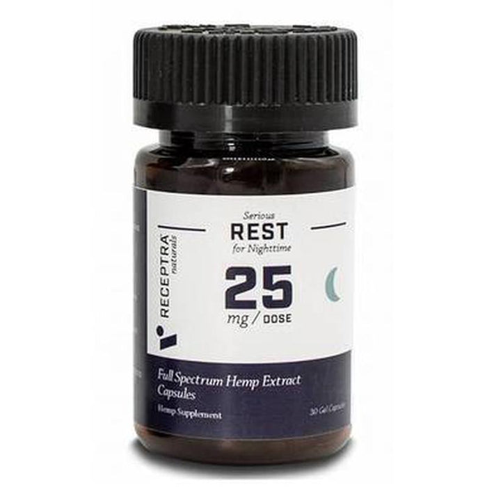 Receptra Naturals - CBD Capsules - Full Spectrum REST Caps + Chamomile - 750mg