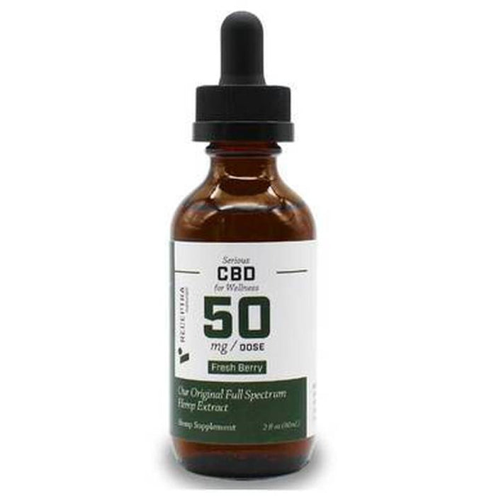 Receptra Naturals - CBD Tincture - Full Spectrum Original Hemp Extract - 50mg/1ml