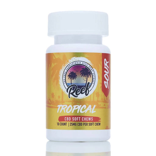 Reef - CBD Edible - Tropical Sour Gummies - 25mg