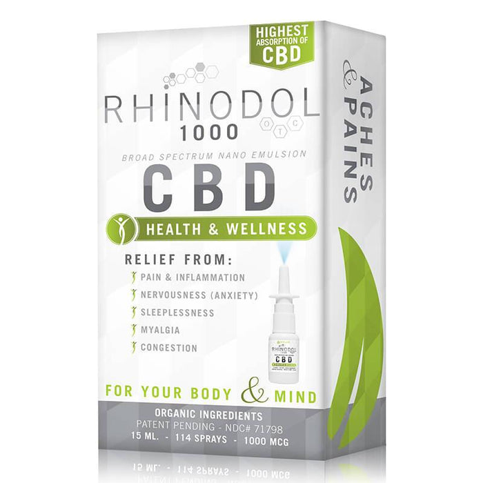 New Leaf - CBD Nasal Spray - Rhinodol - 1000mcg