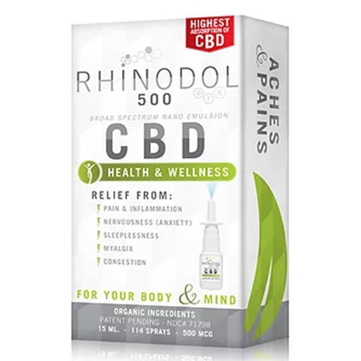 New Leaf - CBD Nasal Spray - Rhinodol - 500mcg