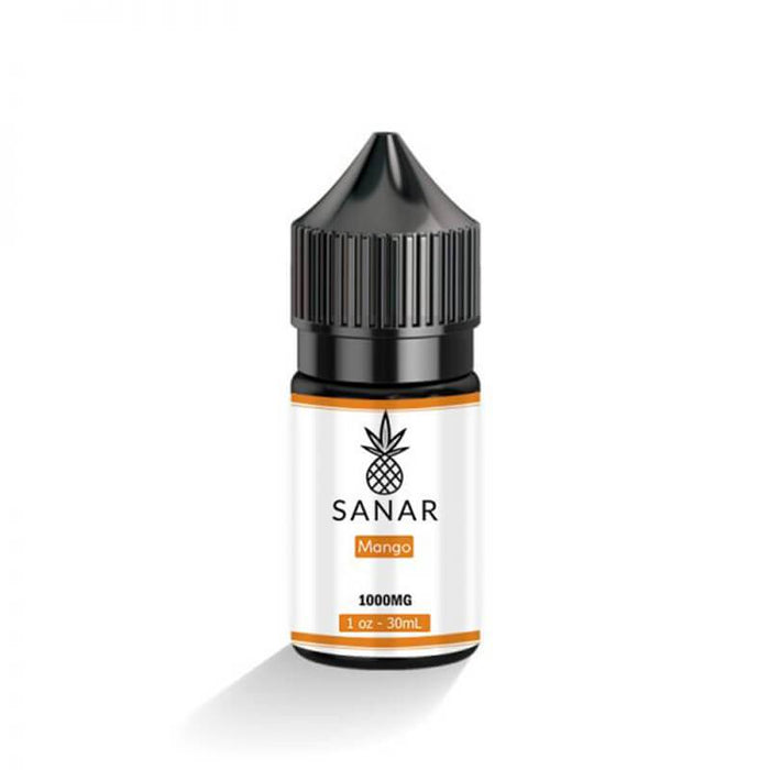 Sanar - CBD Vape Juice - Mango - 100mg-1000mg