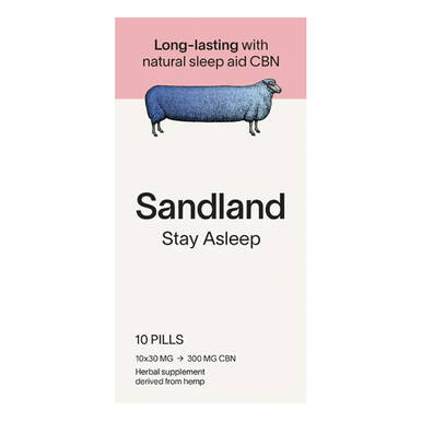 Sandland - CBN Tablets - Stay Asleep Time Release Caps - 30mg