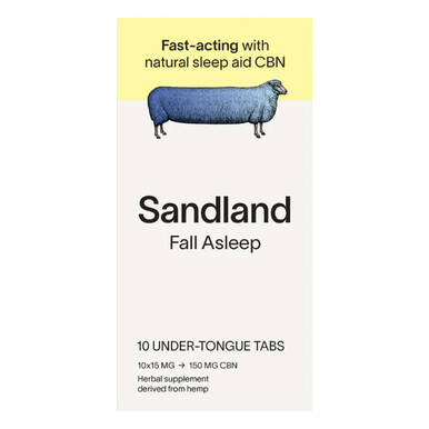 Sandland - CBN Tablets - Fall Asleep Under-Tongue Tabs - 15mg