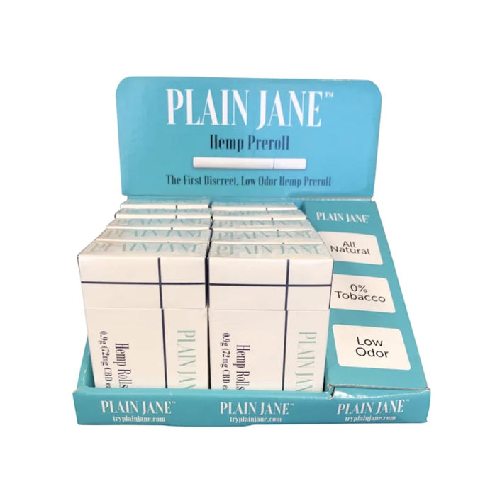 Plain Jane - Hemp Flower - Pre-Roll - 144mg-14400mg - 20 Count Case