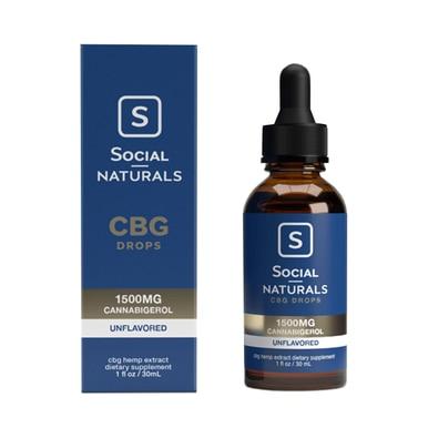 Social - CBG Tincture - Unflavored - 1500mg